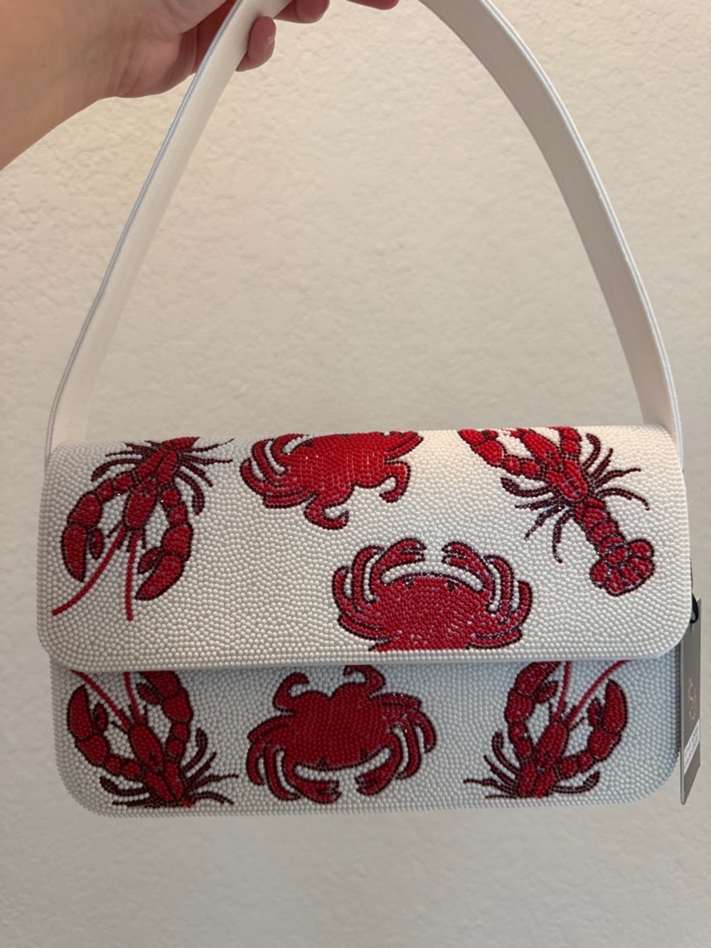 Viral Sincerely Jules Lobster Beaded Shoulder Bag — New Relase 2026